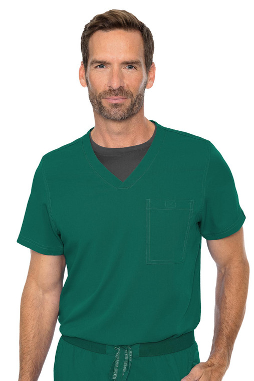 7478 Touch 7478 Men's Cadence One Pocket Scrub Top by Rothwear | Men's Scrub Tops | Men's Tops Front Image