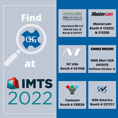 Find OSG at IMTS 2022!