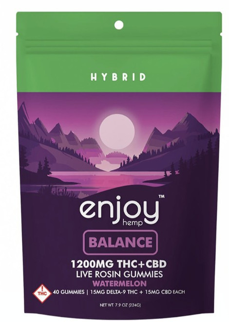 Enjoy Hemp 15mg Live Rosin Delta 9 Gummies (Online Only)