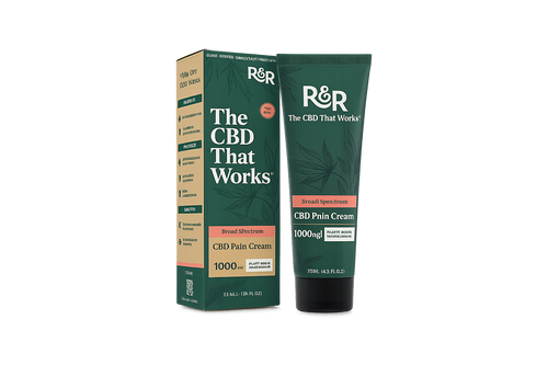 R+R Medicinals 1000mg Broad-Spectrum (THC-Free) CBD Pain Cream