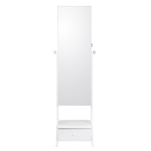 Mirror Jewelry Cabinet, Standing Mirror with Storage, Lockable Jewelry Mirror Organizer with Full E415-CGLSZBSNJ16639NC8V9 Mirror Jewelry Cabinet, Standing Mirror with Storage, Lockable Jewelry Mirror Organizer with Full E415-CGLSZBSNJ16639NC8V9
