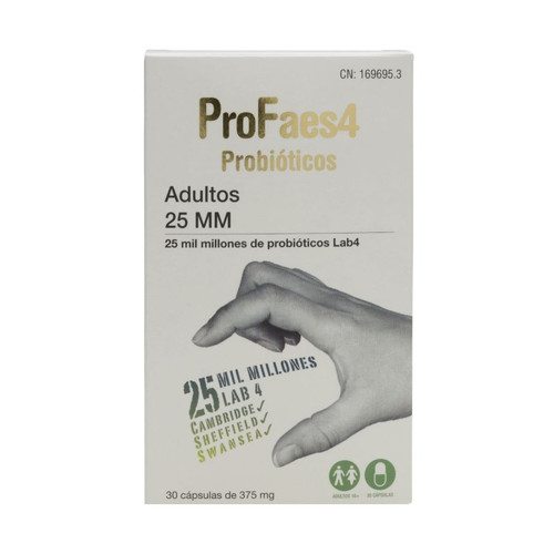 Profaes4 probióticos adultos 25 mm 30 cápsulas