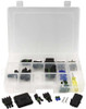 Starter Kit includes: 1-Pin Removal Tool 40-Terminal Pins 16-14ga (20 Male/20 Female) 40-Seals 12ga and 20-18ga (20 Blue/20 Green) 1-Female 1 Pin Connector Housing 1-Male 1 Pin Connector Housing 2-Female 2 Pin Connector Housing 2-Male 2 Pin Connector Housing 1-Male 3 Pin Connector Housing 1-Female 3 Pin Connector Housing 1-Male 4 Pin Connector Housing 1-Female 4 Pin Connector Housing 1-Male 6 Pin Connector Housing 1-Female 6 Pin Connector Housing 1-Carrying Case