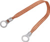 Copper Ground Strap 12in w/ 3/8in Ring Terminals