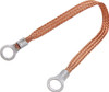 Copper Ground Strap 9in w/ 3/8in Ring Terminals