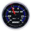 2-1/16in C/S Boost/Vac Gauge 30in HG/20psi