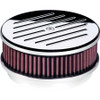 Round 6-3/8in Air Cleaner Ball Milled