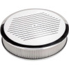 Air Cleaner 14in Round Ball Milled Polished