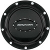 Horn Button Riveted Black Anodized