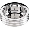 SBC 3 GRV Crank Pulley LWP Polished