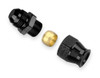 #6 Male to 3/8in Alum Tubing Adapter Black