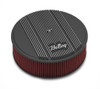 14x4 Die Cast Finned Alm Air Cleaner  Black