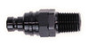 Q/R Male 3/4 NPT Plug Black