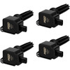 Coil 4pk Ford Eco-Boost 2.0L/2.3L Black