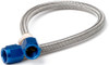 6an Hose w/Blue Fittings 18in Length