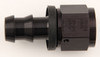 #12 Str Push-On Hose End Black