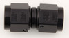 #8 Str Fem Flare Swivel Coupling Black