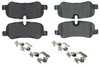 Posi-Quiet Semi-Metallic Brake Pads with Hardwar