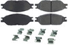 Posi-Quiet Semi-Metallic Brake Pads with Hardwar