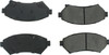 Premium Semi-Metallic Br ake Pads with Shims and