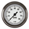 White Hot Tachometer 2-1/8 Full Sweep