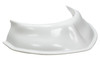 Hood Scoop White 3.5in Tall