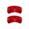 05-10 Mustang Caliper Covers Red