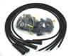 8MM Spark Plug Wire Set 4-Cyl 180 Deg Black