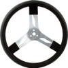 17in Steering Wheel Alum Black