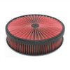 14in X 3in Muscle Style Air Cleaner Black/Red