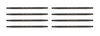 7/16 Moly Pushrods - 9.865 Long
