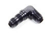 #8 Flare 90 Deg Bulkhead Union Black