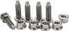 Includes: 5) 3/8-16 x 1-1/4 Button Head Style Bolts 5) Titanium Nuts