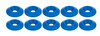 Countersunk Washer Blue 10pk