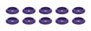Body Bolt Washer Plastic Purple 10pk