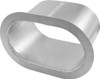 Inside tube diameter is approximately 5 x 9, commonly used for exiting two 3-1/2 exhaust pipes.