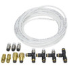 Nylon Brake Line Kit for use w/ Gauges