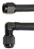 Coated Braided Line 12in #4 Hose -4 90 Deg/-4 Str