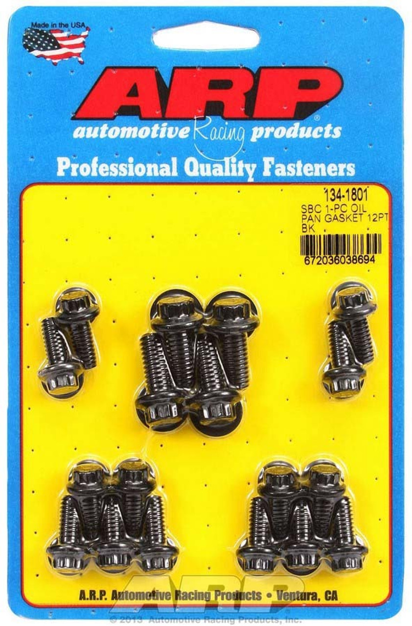 SBC Oil Pan Bolt Kit - 12pt.