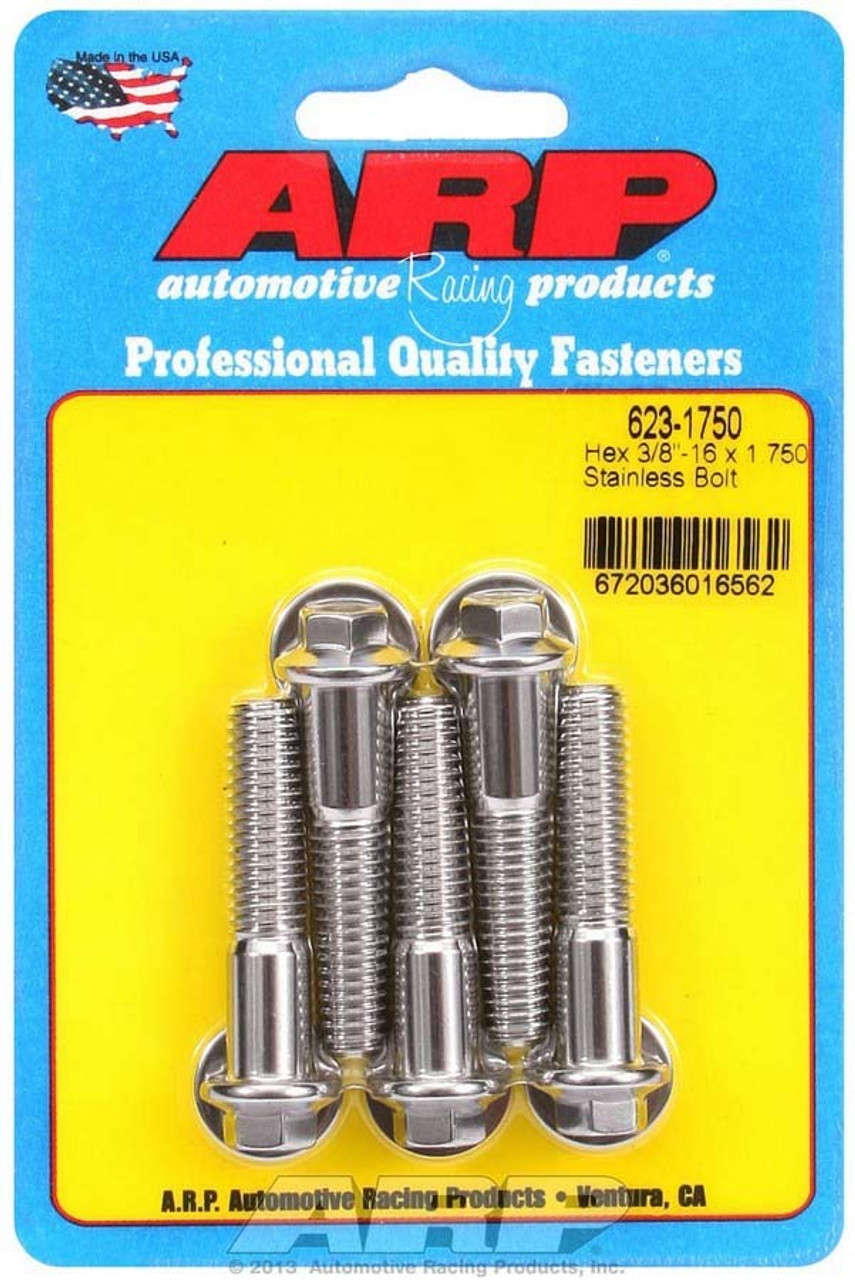 S/S Bolt Kit - 6pt. (5) 3/8-16 x 1.750