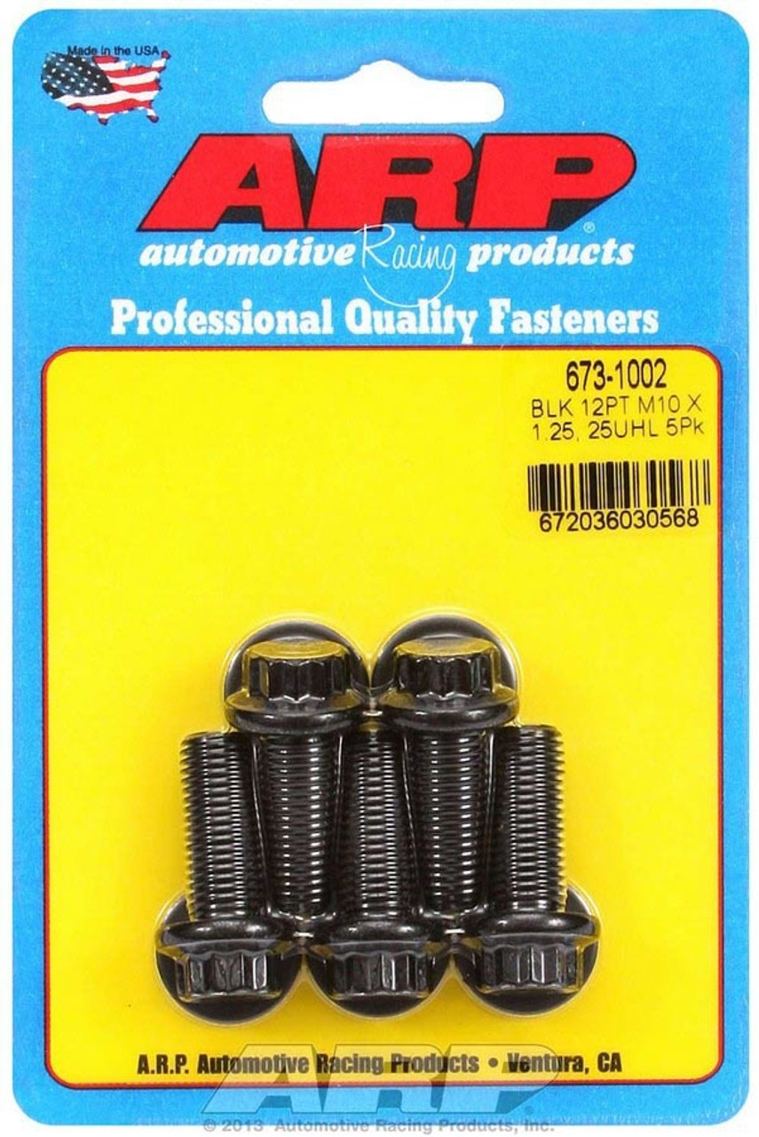 Bolt Kit - 12pt 5pk 10mm x 1.25 x 25mm