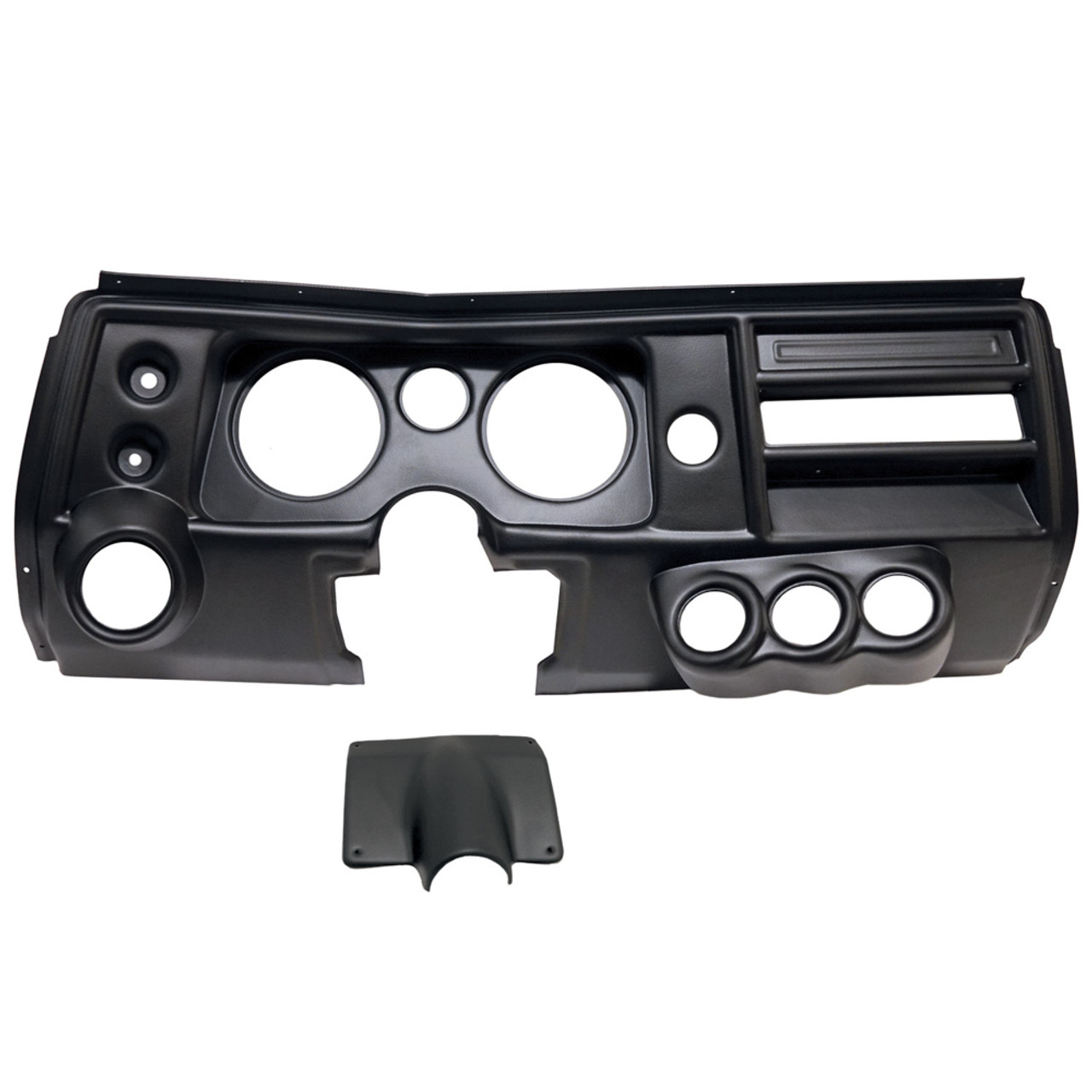 Direct Fit Gauge Panel Chevelle 68 Black