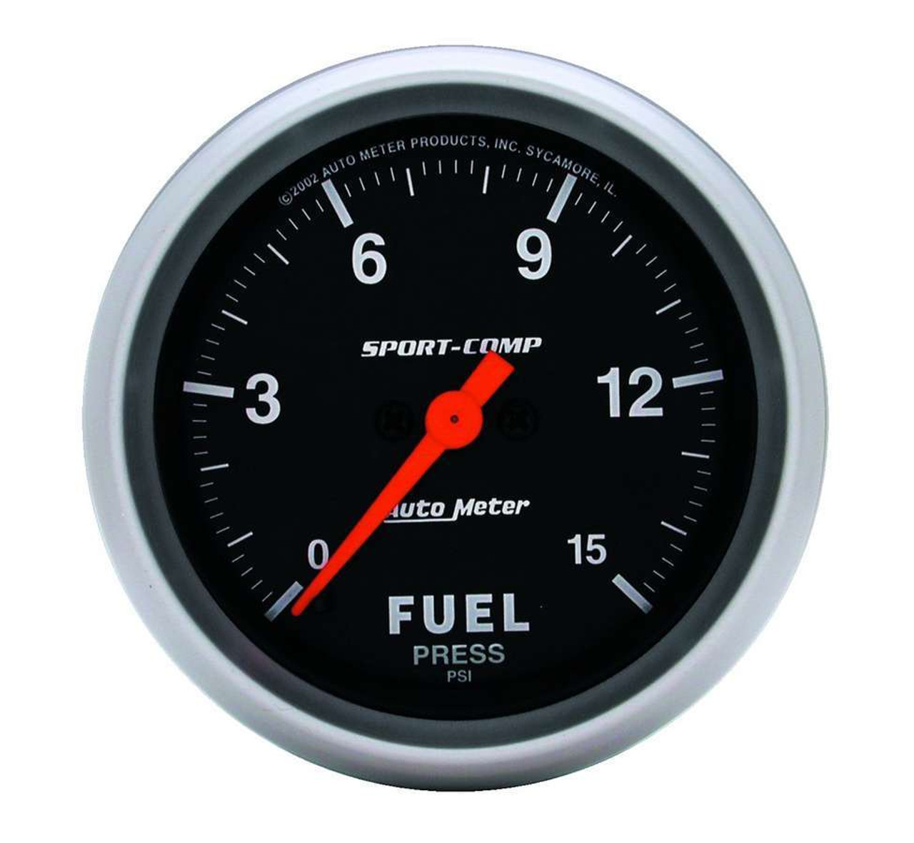 Sport Comp 2-5/8in Fuel 0-15 PSI Elec.