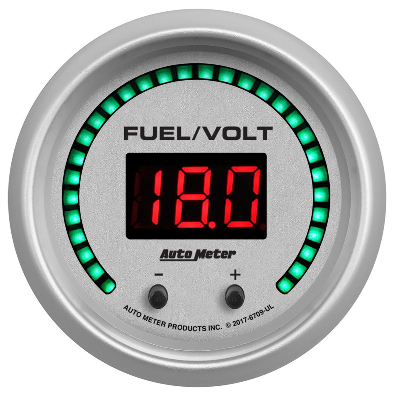 2-1/16 Fuel/Volt Gauge Elite Digital UL Series