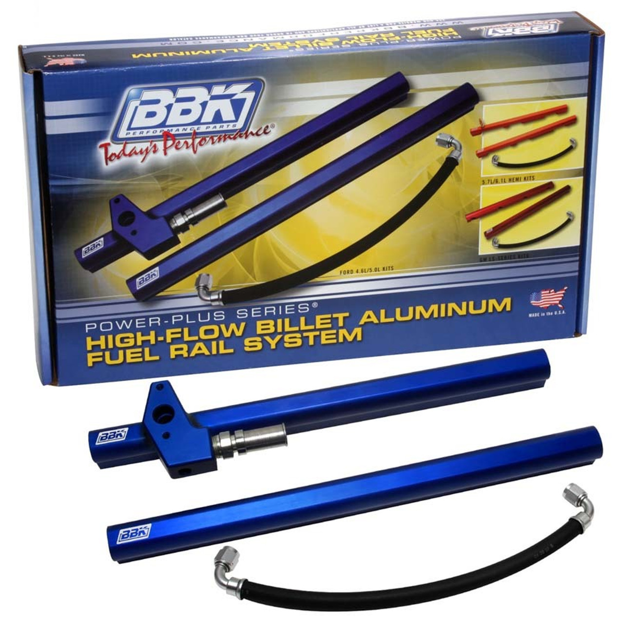 High-Flow Billet Fuel Rail Kit 99-04 Mustang