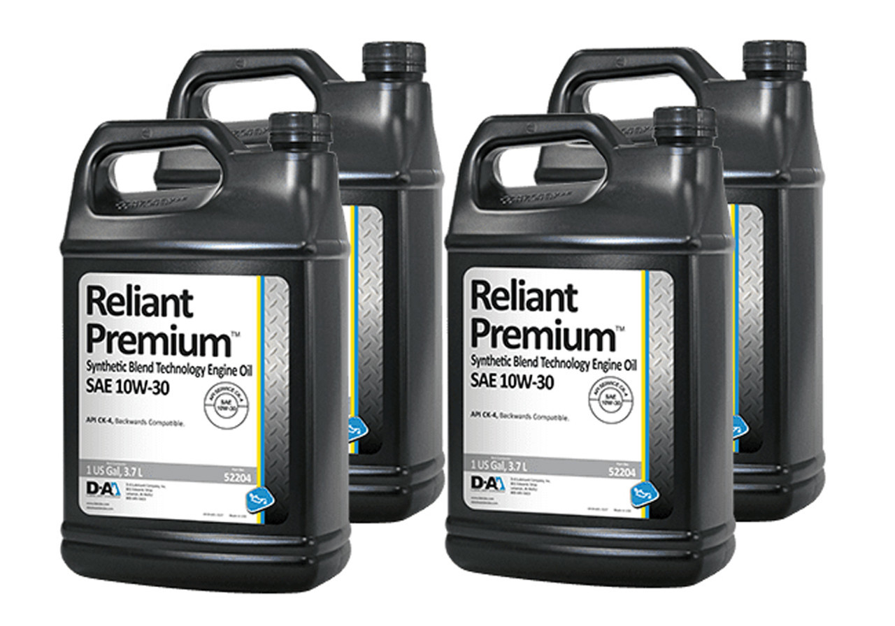 Reliant Premium 10w30 Case 4 x 1 Gallon Jugs