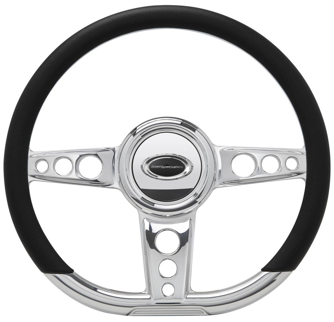 Steering Wheel 14in D- Shape Trans Am Polished