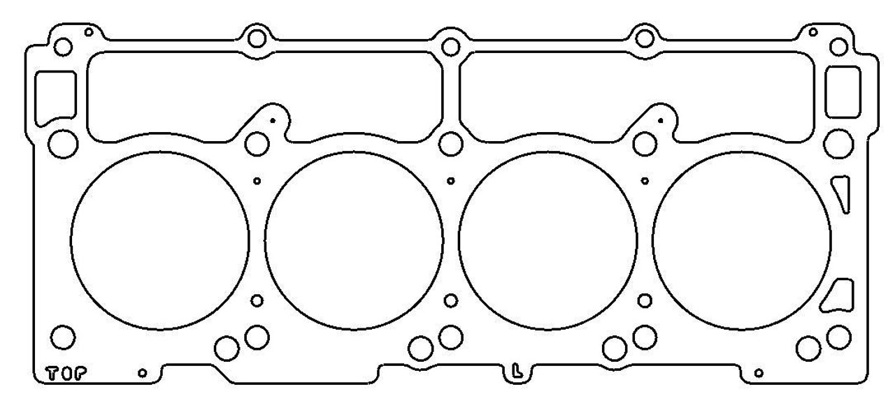 3.950 MLS LH Head Gasket .027 Dodge 5.7L Hemi