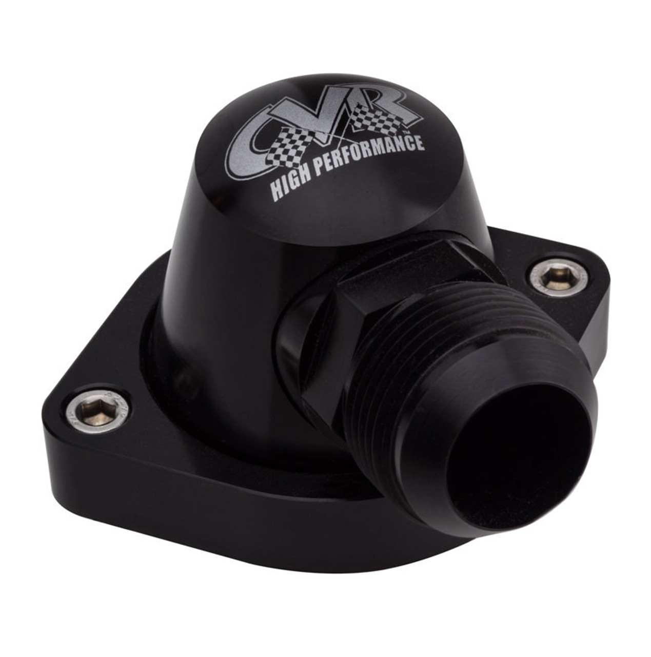 Thermostat Housing GM LS w/16AN - Black