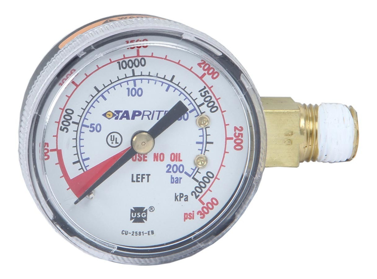 High Pressure Gauge for CO2 Regulator